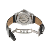 INGERSOLL DESTINY AUTOMATIC SILVER STAINLESS STEEL IN5007GY BLACK LEATHER STRAP LADIES' WATCH - H2 Hub Watches