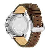 CITIZEN JY8086-11A ECO-DRIVE CHRONOGRAPH LEATHER MEN WATCH