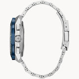 Citizen Eco Drive Chronograph GMT World Time Stainless Steel Strap Men Watch JY8125-54L