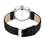 Kenneth Cole Quartz Black Leather Unisex Watch KCWGB2233501