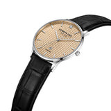 Kenneth Cole Quartz Black Leather Unisex Watch KCWGB2233501