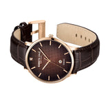 Kenneth Cole Brown Leather Unisex Watch KCWGB2233503