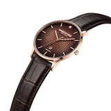 Kenneth Cole Brown Leather Unisex Watch KCWGB2233503