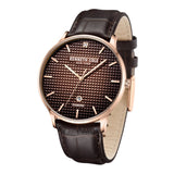 Kenneth Cole Brown Leather Unisex Watch KCWGB2233503