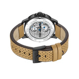 Kenneth Cole New York Automatic Black Dial Brown Leather Strap Men Watch KCWGE0013105