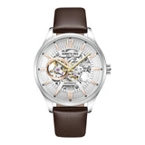 Kenneth Cole Automatic Brown Leather Men Watch KCWGE2232501