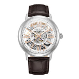 Kenneth Cole Automatic Silver Dial Brown Leather Men Watch KCWGE2233201
