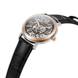 Kenneth Cole Automatic Black Leather Men Watch KCWGE2233202