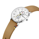 Kenneth Cole White Dial With Brown Leather Unisex Watch KCWGF2233401