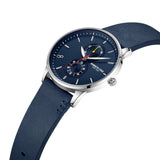 Kenneth Cole Blue Dial With Blue Leather Strap Unisex Watch KCWGF2233402