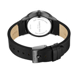 Kenneth Cole Chronograph With Black Leather Unisex Watch KCWGF2233403
