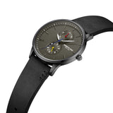 Kenneth Cole Chronograph With Black Leather Unisex Watch KCWGF2233403