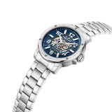 Kenneth Cole New York Blue Dial Silver Stainless Steel Strap Men Watch KCWGL0013102