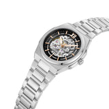 Kenneth Cole New York Automatic Silver Stainless Steel Strap Men Watch KCWGL0014001