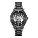 Kenneth Cole Automatic Black Stainless Steel Unisex Watch KCWGL2232505