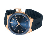 Kenneth Cole Blue Dial With Blue Silicone Unisex Watch KCWGM2233803