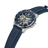 Kenneth Cole New York Automatic Blue Silicone Strap Men Watch KCWGR0013502