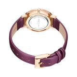 Kenneth Cole Purple Dial With Purple Leather Women Watch KCWLA2237002