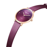 Kenneth Cole Purple Dial With Purple Leather Women Watch KCWLA2237002