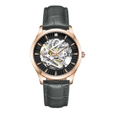 Kenneth Cole Black Dial With Black Leather Strap Unisex Watch KCWLE2235502