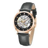 Kenneth Cole Black Dial With Black Leather Strap Unisex Watch KCWLE2235502