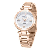 Kenneth Cole White Dial With Rose Gold Stainless Steel Women Watch KCWLG2236304