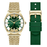 Kenneth Cole Green Dial With Gold Mesh Strap Women Watch KCWLG2236902