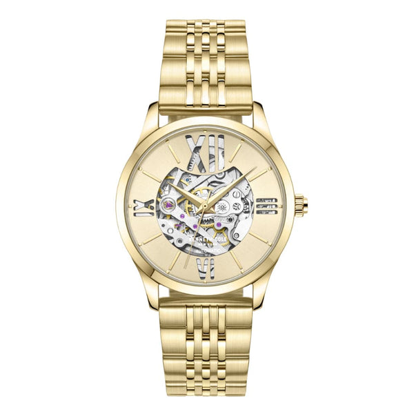 Kenneth Cole Gold Dial With Gold Stainless Steel Men Watch KCWLL2235602