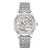 Kenneth Cole Skeleton Dial With Silver Mesh Strap Unisex Watch KCWLL2235703