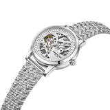 Kenneth Cole Skeleton Dial With Silver Mesh Strap Unisex Watch KCWLL2235703