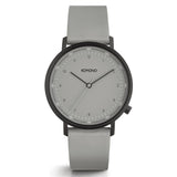 KOMONO KOM-W4054 GRAY LEATHER MEN WATCH