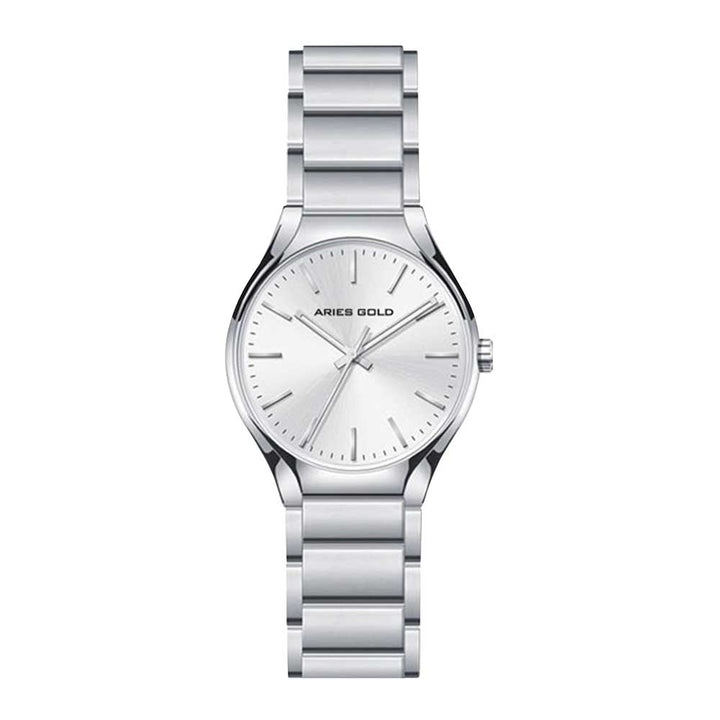 ARIES GOLD URBAN SILVER STAINLESS STEEL L 1006Z S-S WOMEN'S WATCH - H2 Hub Watches