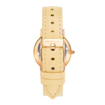 ARIES GOLD URBAN SANTOS GOLD STAINLESS STEEL L 1023 G-G LEATHER STRAP WOMEN'S WATCH - H2 Hub Watches