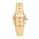 ARIES GOLD URBAN SANTOS GOLD STAINLESS STEEL L 1023 G-G LEATHER STRAP WOMEN'S WATCH - H2 Hub Watches