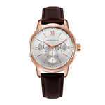 ARIES GOLD URBAN ETERNAL ROSE GOLD STAINLESS STEEL L 1028 RG-S BROWN LEATHER STRAP WOMEN'S WATCH - H2 Hub Watches