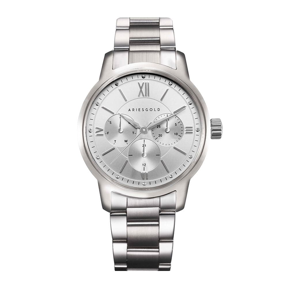 ARIES GOLD URBAN ETERNAL SILVER STAINLESS STEEL L 1028 S-S WOMEN'S WATCH - H2 Hub Watches