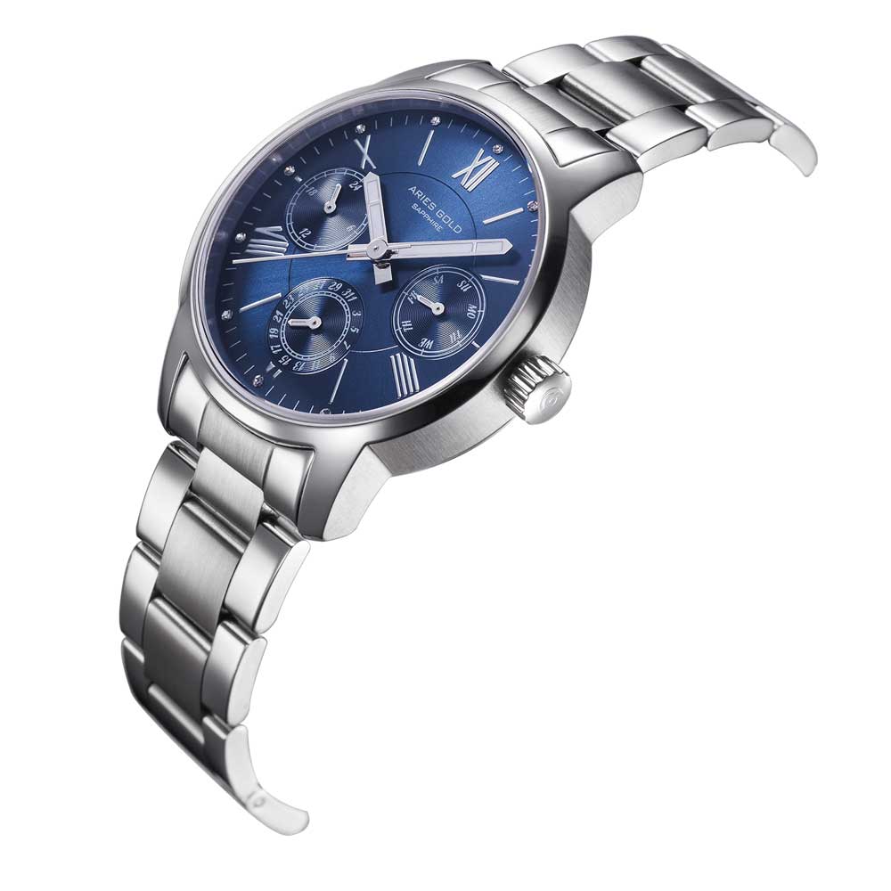 ARIES GOLD URBAN ETERNAL SILVER STAINLESS STEEL L 103 S-BU WOMEN'S WATCH - H2 Hub Watches