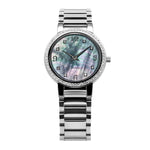 ARIES GOLD ENCHANT STARLET SILVER STAINLESS STEEL L 126B S-BKMOP WOMEN'S WATCH - H2 Hub Watches