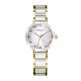 ARIES GOLD ENCHANT PERSIA L 5006Z G-MP WHITE CERAMIC WOMEN'S WATCH