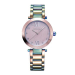 ARIES GOLD ENCHANT RAINBOW STAINLESS STEEL L 5011 RB-PKMOP WOMEN'S WATCH - H2 Hub Watches