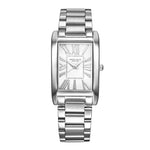 ARIES GOLD ANALOG QUARTZ L 5024Z S-W SILVER STAINLESS STEEL WOMEN'S WATCH - H2 Hub Watches