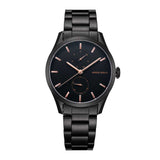 ARIES GOLD ENCHANT BLACK STAINLESS STEEL LIBERTY L 5031 BK-BK WOMEN'S WATCH - H2 Hub Watches