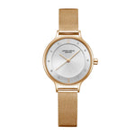 ARIES GOLD ENCHANT GOLD STAINLESS STEEL L 5033Z G-W MESH STRAP WOMEN'S WATCH - H2 Hub Watches