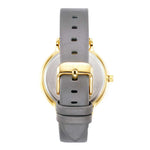 ARIES GOLD ENCHANT FLEUR GOLD STAINLESS STEEL L 5035 G-MP LEATHER STRAP WOMEN'S WATCH - H2 Hub Watches