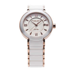 ARIES GOLD ENCHANT LUMINA ROSE GOLD L 8146L RD-WHITE WHITE CERAMIC WOMEN'S WATCH - H2 Hub Watches