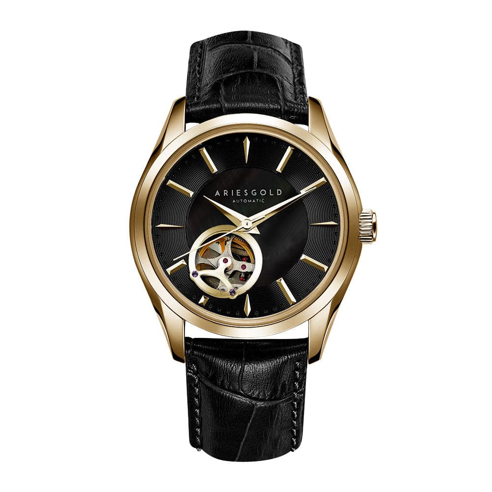 ARIES GOLD INSPIRA G 9022 G-BK MEN'S WATCH - H2 Hub Watches