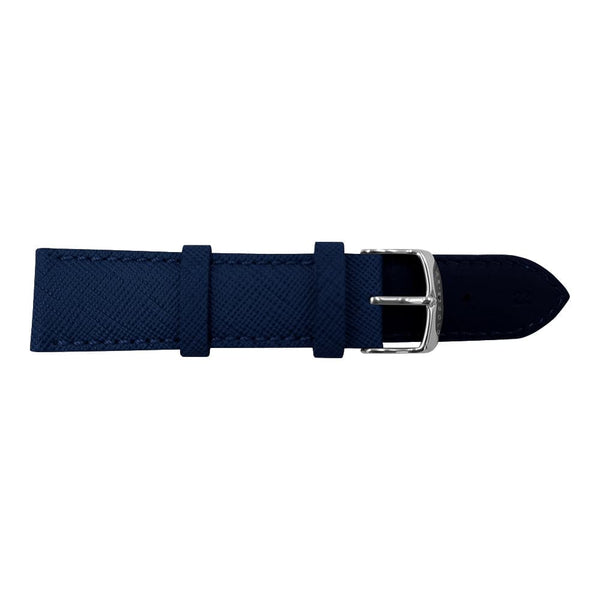ARIES GOLD AG-L0054-22 BLUE LEATHER STRAP
