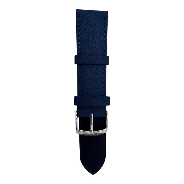 ARIES GOLD AG-L0054-22 BLUE LEATHER STRAP