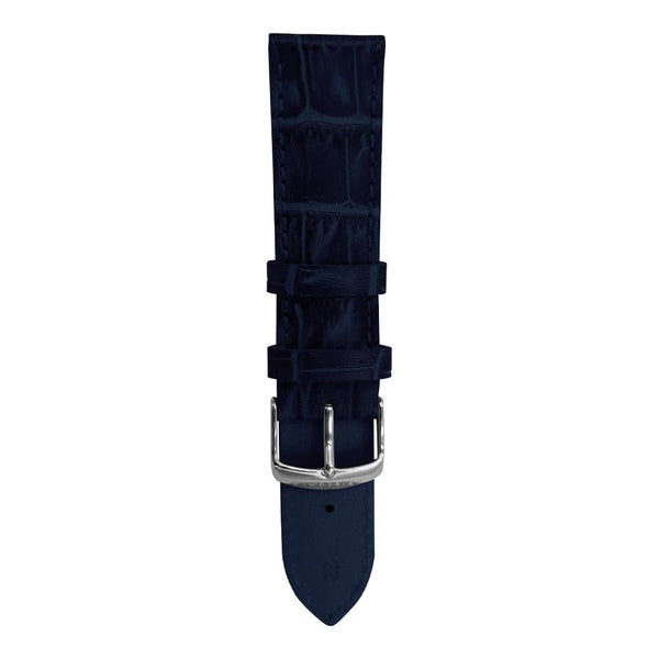 ARIES GOLD AG-L0055-22 BLUE LEATHER STRAP