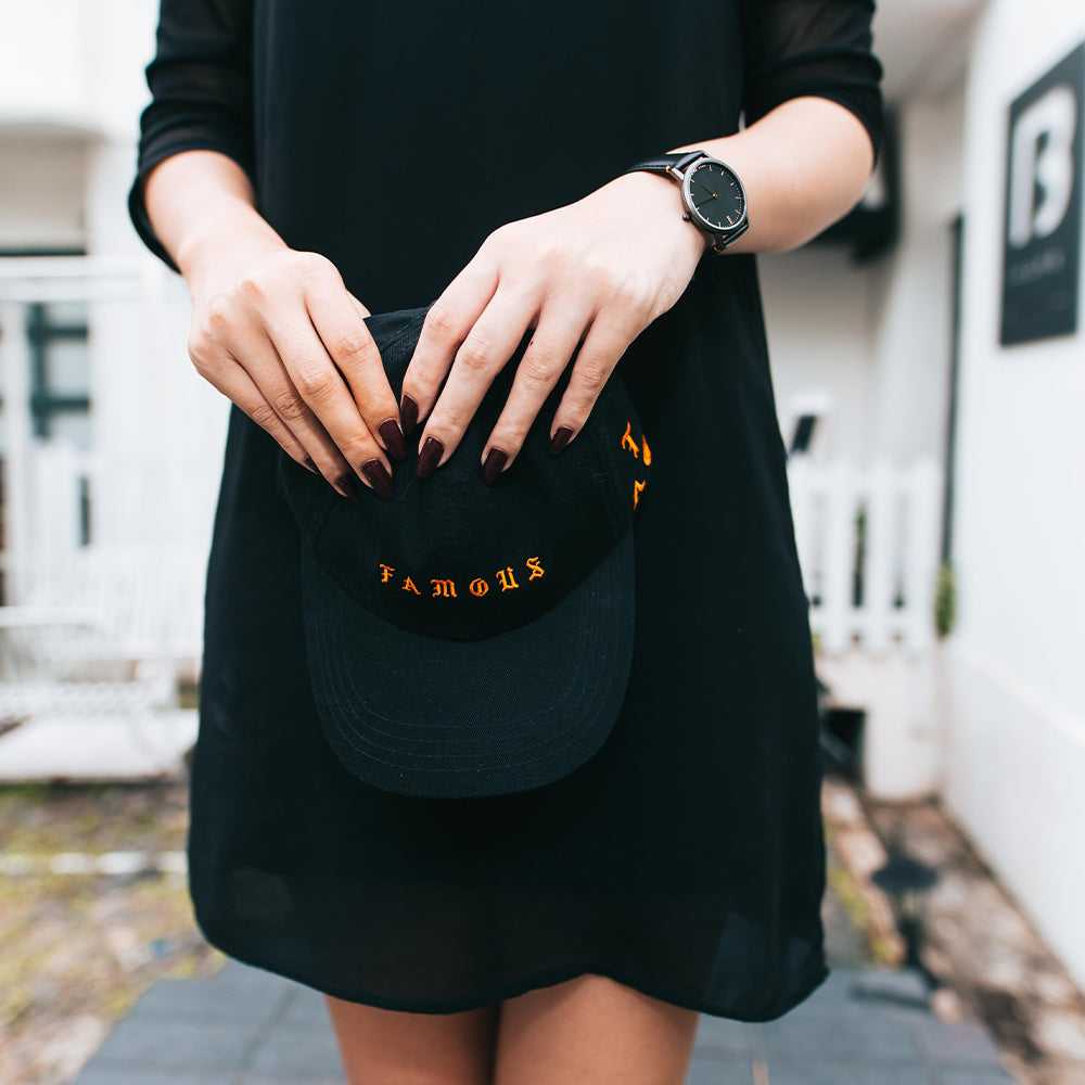 ARIES GOLD URBAN TANGO BLACK STAINLESS STEEL L 1008 BK-BK LEATHER STRAP WOMEN'S WATCH - H2 Hub Watches